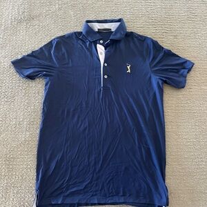 Greyson Dark Blue Polo Shirt with The Players logo (from tournament)
